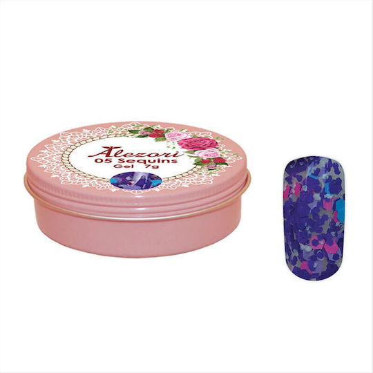 Alezori Sequins Gel Falsche Nagelgel 05 7gr