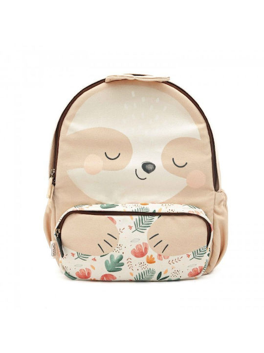 Sassi Junior Sloth Sloth School Backpack Kindergarten with Water Bottle Holder Multicolour