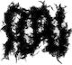 Feather Boa 180cm Black
