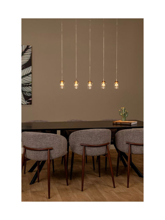 Lucide Lightning Berliane Pendant Light Silver