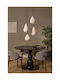 Lucide Lightning Cinzia Pendant Light White for 4 Bulbs E27 55.5x55.5x154cm