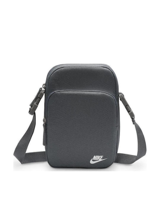 Nike Heritage Ανδρική Τσάντα Ώμου / Χιαστί Γκρι