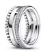 Amalfi Accessories Damen Ring aus Silber
