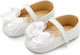 Babywalker White Baptism Leather Pumps