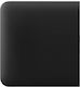 Πρόσοψη Lightswitch Ajax Sidebutton Black 1-gang/2-way