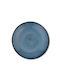 Nava Teller Untiefe Keramik Blau mit Durchmesser 27cm