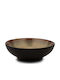 Nava Plate Soup Ceramic Brown with Diameter 20cm