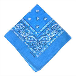 Light Blue Bandana Headband Light Blue Bandana Headband
