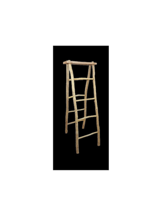 Nextdeco Leiterhänger aus Teakholz H150xB65/12xT39cm