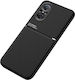 Mad Mask Inner Edge Umschlag Rückseite Silikon Schwarz (Huawei Nova 9 SE)