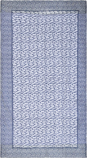 Ble Resort Collection Beach Towel Cotton White 180x100cm.