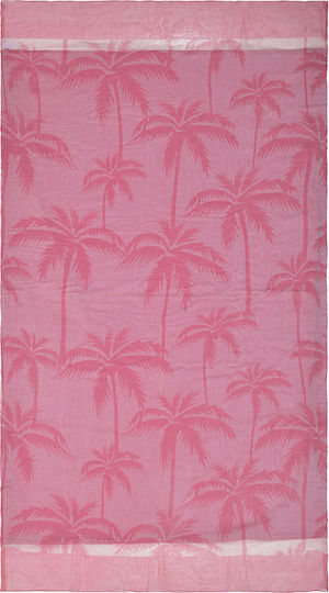 Ble Resort Collection Πετσέτα Θαλάσσης Βαμβακερή Ροζ 180x100εκ.