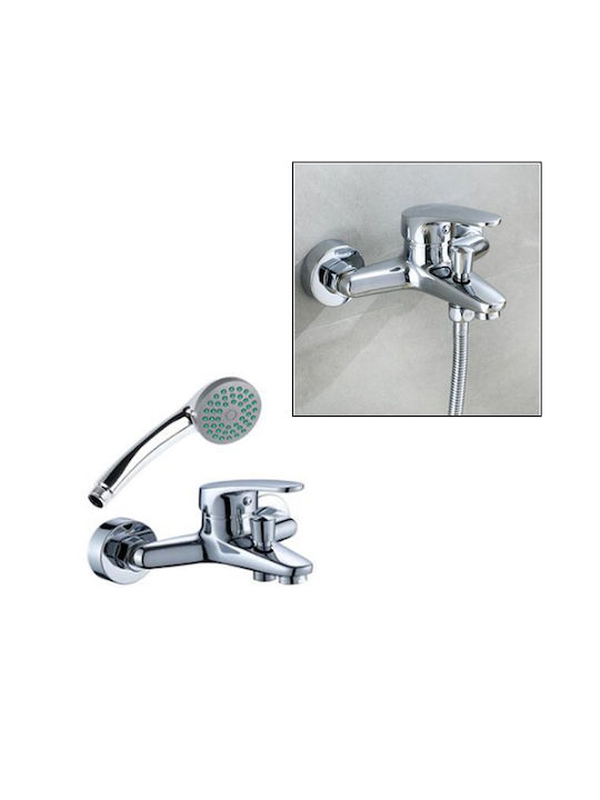 Bath Mixing Bathtub Shower Faucet Complete Set ...