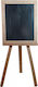 Nextdeco Chalkboard Mahogany Wood