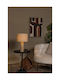 Lucide Lightning Nimue Table Lamp for Socket E27 with Beige Shade and Base