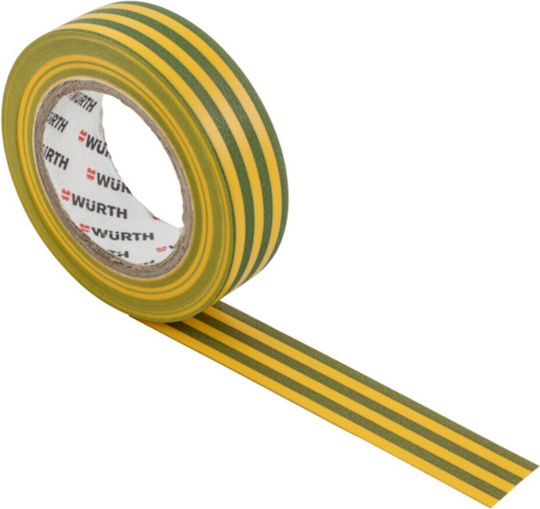 Wurth Μονωτική Ταινία 15mm x 10m Κίτρινη