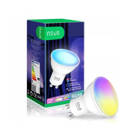 Nous Smart Λάμπες LED για Ντουί GU10 RGB 2τμχ