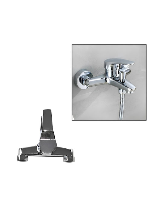 Bath Mixing Bathtub Shower Faucet Silver