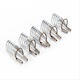 Metal Nail Forms Silver 5pcs