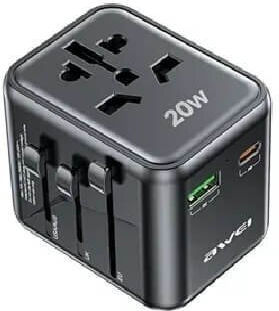 Awei Steckdosenadapter von Universal zu Universal
