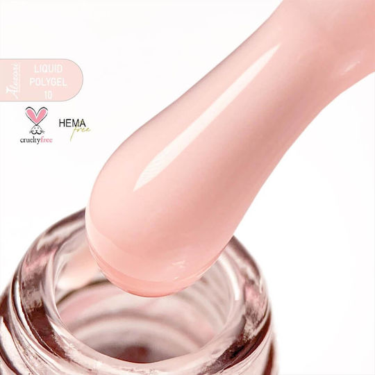 Alezori Liquid Polygel Nail Gel 10 Hema Free 15ml