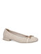Damen Ballerinas in Beige Farbe