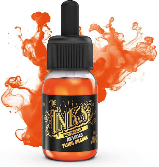 AK Interactive Боя за Моделизъм Fluor Orange 30мл