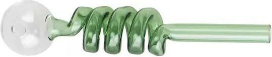 Panora Pipă De Țigară 14mm Sticlă De Ulei 14cm Verde