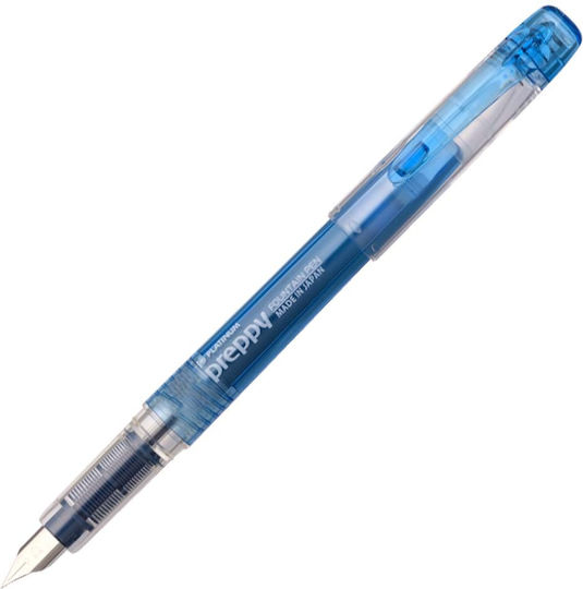 Platinum Preppy Πένα Γραφής Fine 0.3mm Μπλε από Πλαστικό με Μπλε Μελάνι