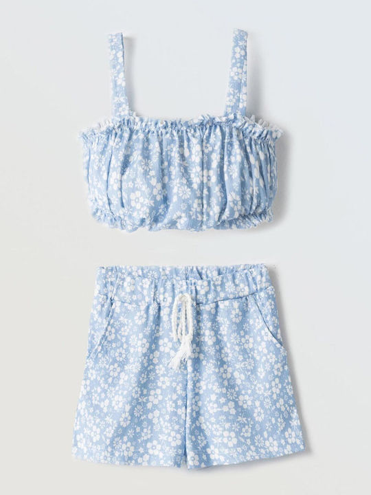 Evita Kids' Set with Shorts Summer 2pcs Sky Blue