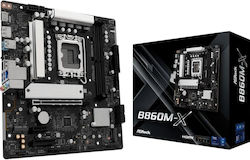 ASRock B860M-X Micro ATX with Socket Intel 1851 ASRock B860M-X Micro ATX with Socket Intel 1851