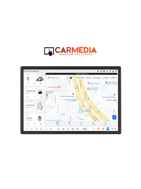 Carmedia Auto-Audiosystem für Chevrolet Segel 2009-2014 (Bluetooth/USB/AUX/WiFi/GPS/Apple-Carplay/Android-Auto) mit Touchscreen 11.5"