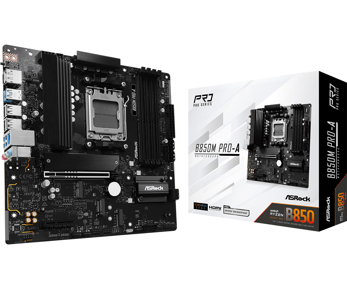 ASRock B850M Pro-A Motherboard Micro ATX με AMD AM5 Socket