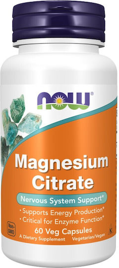 Now Foods Magnesium Citrate 133mg 60 κάψουλες