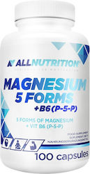 AllNutrition Magnesium 5 Forms + B6 P-5-p 100 к...