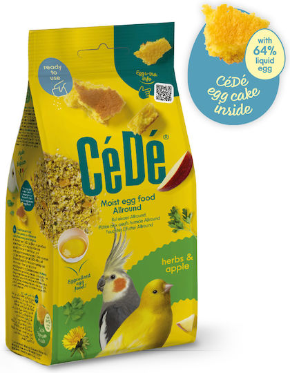 Eggfood for Parrots Cede Allround Dried Apple Herbs 200g
