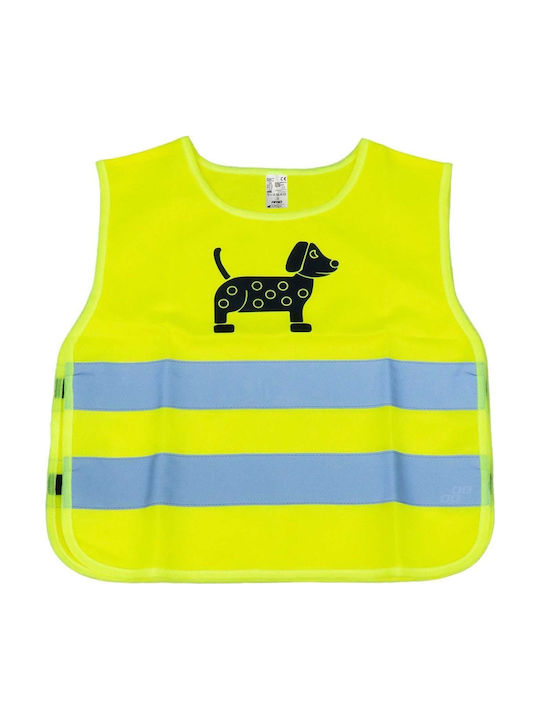 AMiO Vesta De Lucru Cu Benzi Reflectorizante Galben