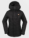 Volcom Bolt Insulated H0452413-BLK Γυναικείο Μπουφάν για Σκι & Snowboard Μαύρο