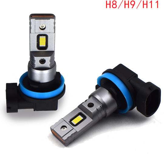 Beltec Audio Lămpi Autoturismului H11 LED 6000K Alb rece 9-32V 30W 1buc
