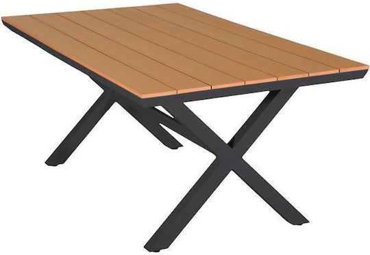 Masă Fl6510 180x100x75buc Gri