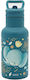 Sassi Junior Elephant Elephant Детска Бутилка За Вода Неръждаема Стомана Със Сламка Сива 350ml