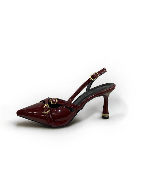 Stathatos shoes Burgundy Heels