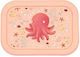 Sassi Junior Octopus Octopus Πλαστικό Παιδικό Δοχείο Φαγητού 0.7lt Ροζ 17.3 x 12εκ.