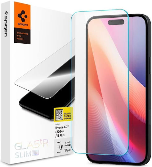 Spigen Glass tR Slim HD Закалено стъкло (iPhone 15 Plus)