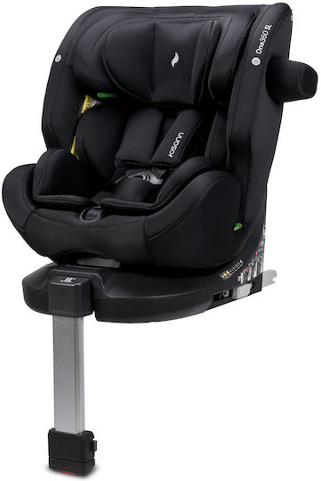 Osann One 360 SL Детско Столче за Кола i-Размер с Isofix Изцяло черно 0-36 кг
