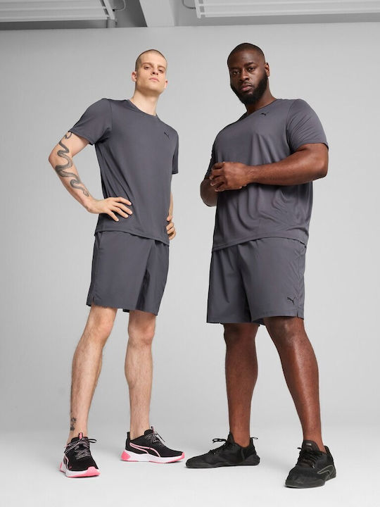 Tad Essentials 7 Men's Athletic Shorts Gray