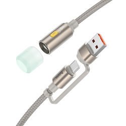 Hoco Cable Usb A Type C To Led Light Ua38c Gold