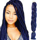 Μαλλιά Ράστα Jumbo Braid Dark Blue A28 125cm