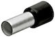 Knipex Ακροδέκτες Ακροχιτώνια με Μόνωση Μαύρο (97 99 333) σε σετ των 200τμχ