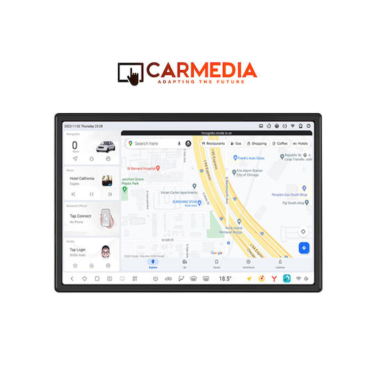 Carmedia Car Audio System for Hyundai Elantra 2020 (Bluetooth/USB/AUX/WiFi/GPS/Apple-Carplay/Android-Auto) with Touch Screen 11.5"